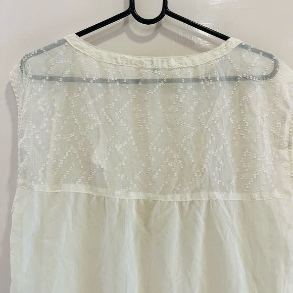 American eagle Off white georgette top - Picture 10 of 16